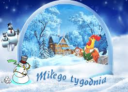 Bałwanek miłego tygodnia